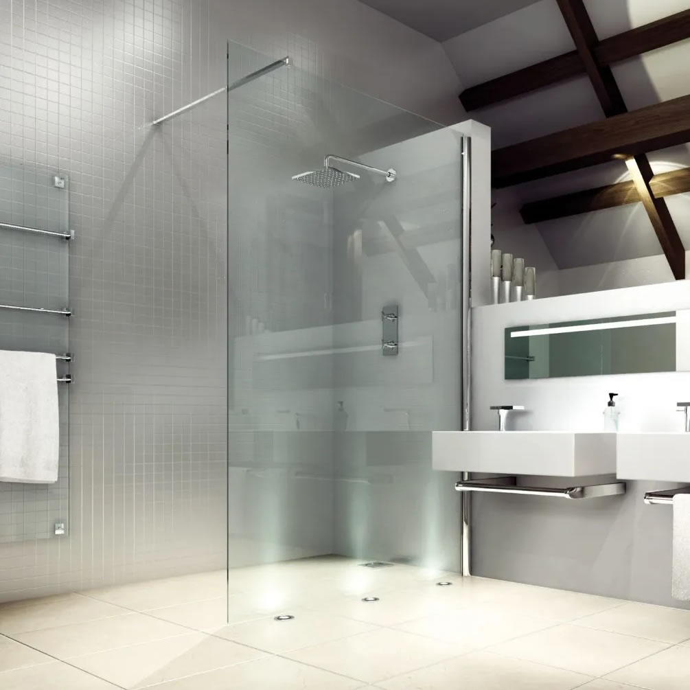 Lifestyle image of Merlyn 8 Series 800mm Wetroom Panel